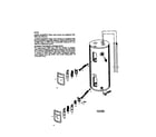 Kenmore 153316252 electric water heater diagram