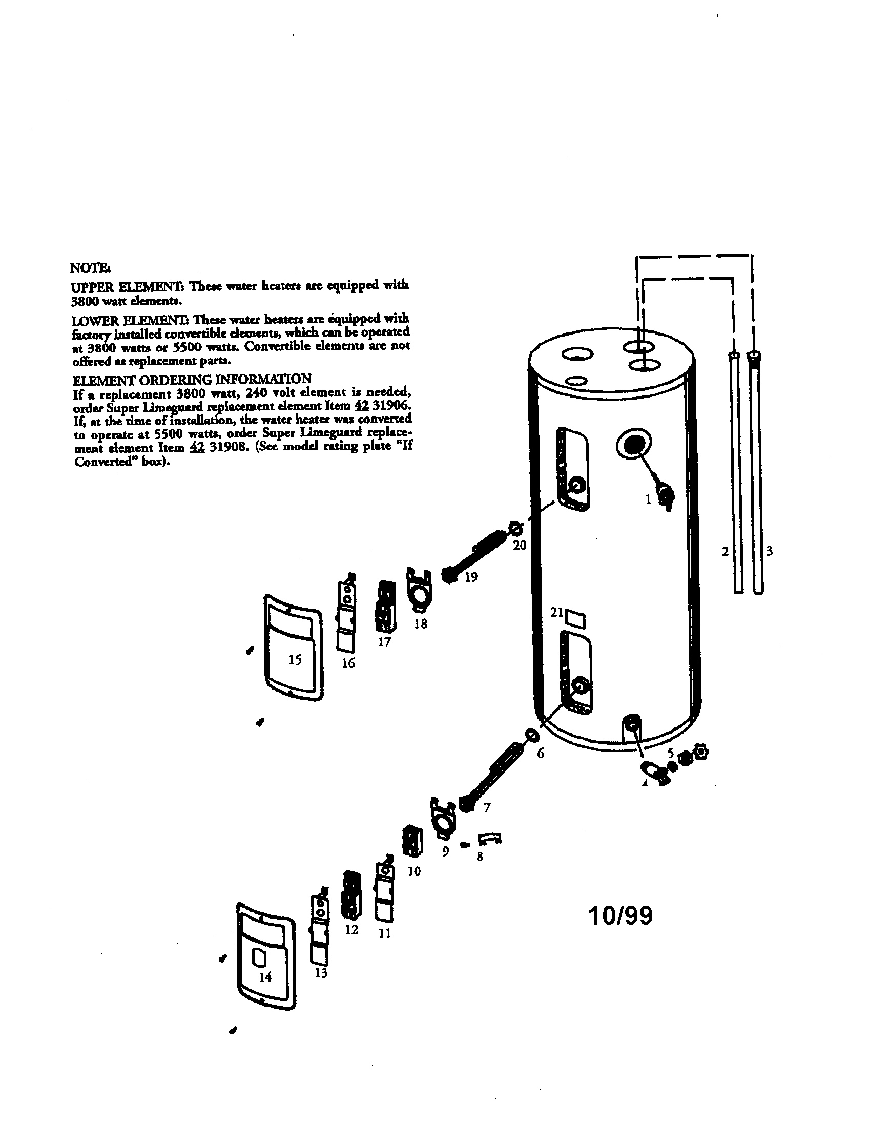 Electric water heater