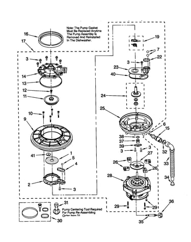 Pump and motor