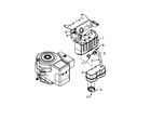 MTD 13AH665F020 muffler (single cylinder) diagram