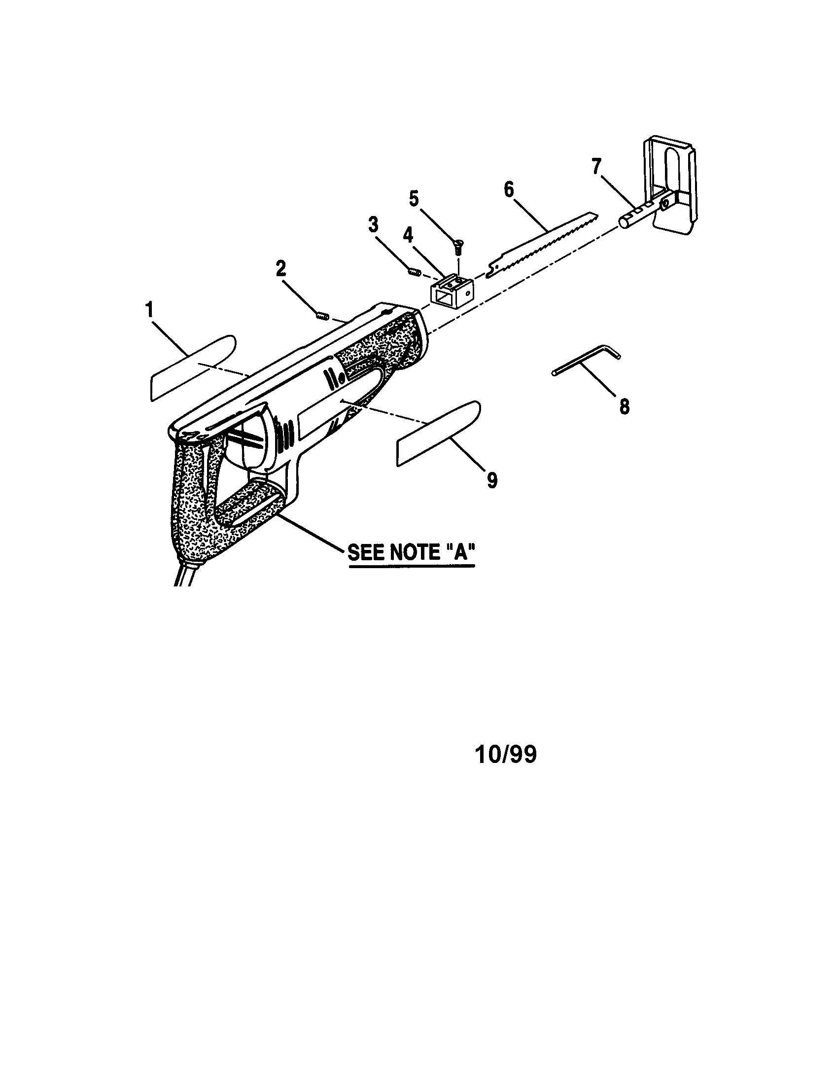 Electric reciprocating saw