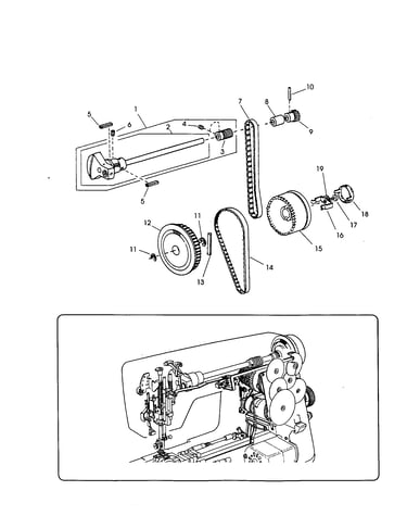 Upper shaft