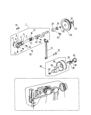 Upper shaft