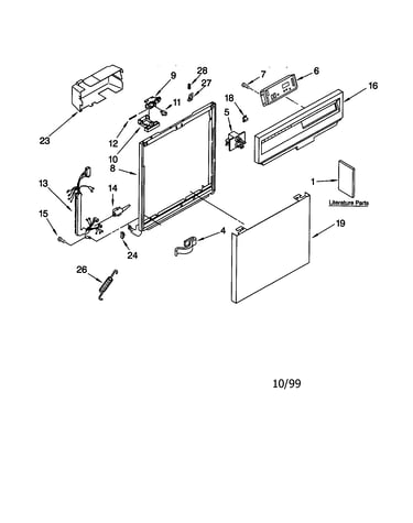 Frame and console
