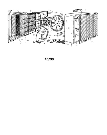 Essick evaporative cooler
