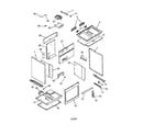 Amana AGDS901WW/P1131829NWW oven assembly diagram