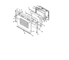 Amana AGDS901E/P1131829NE door assembly diagram