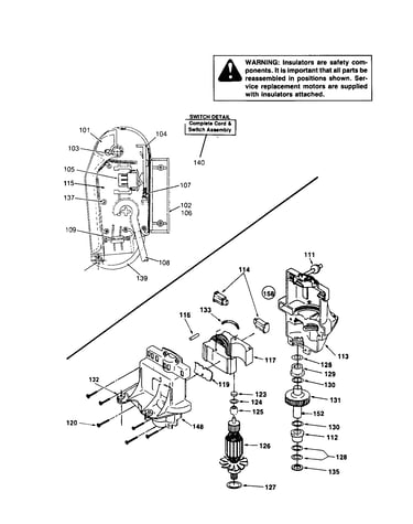 Upper/lower housings