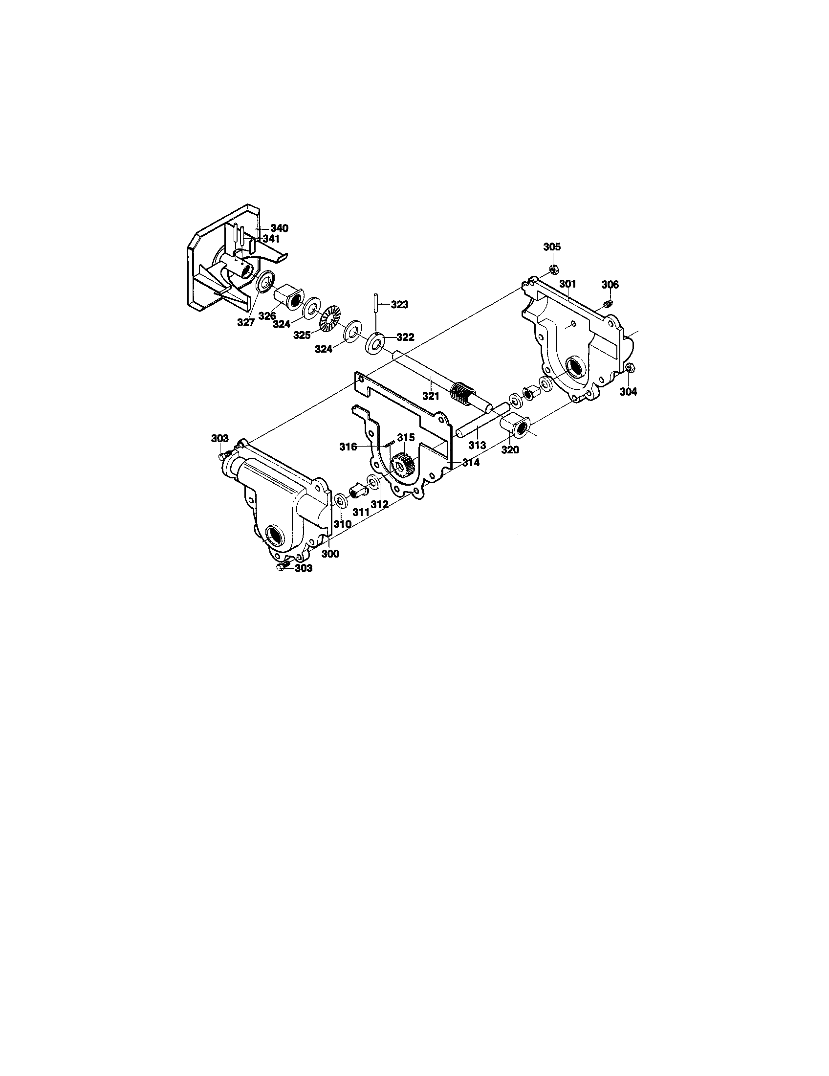 Gear case assembly