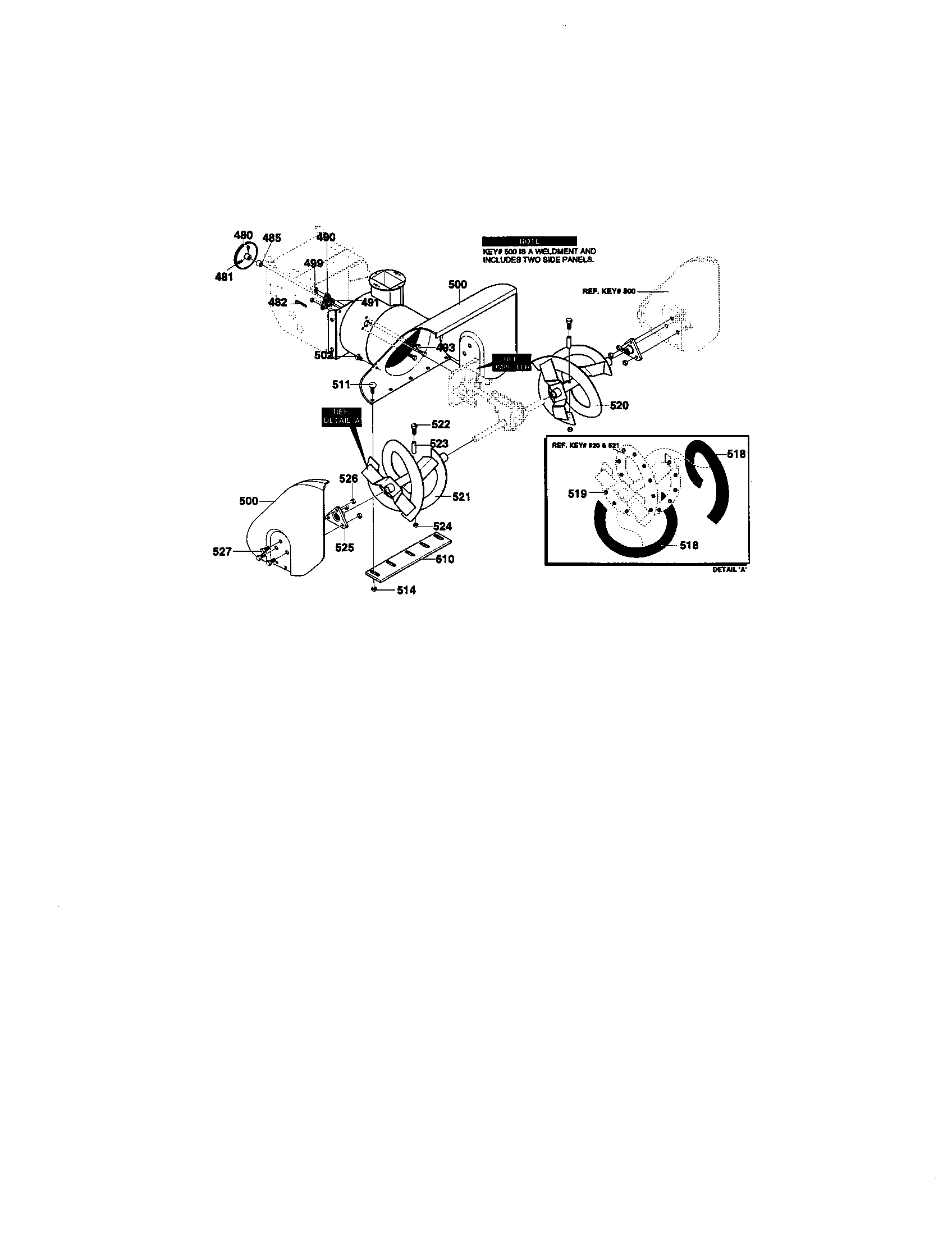 Auger housing assembly