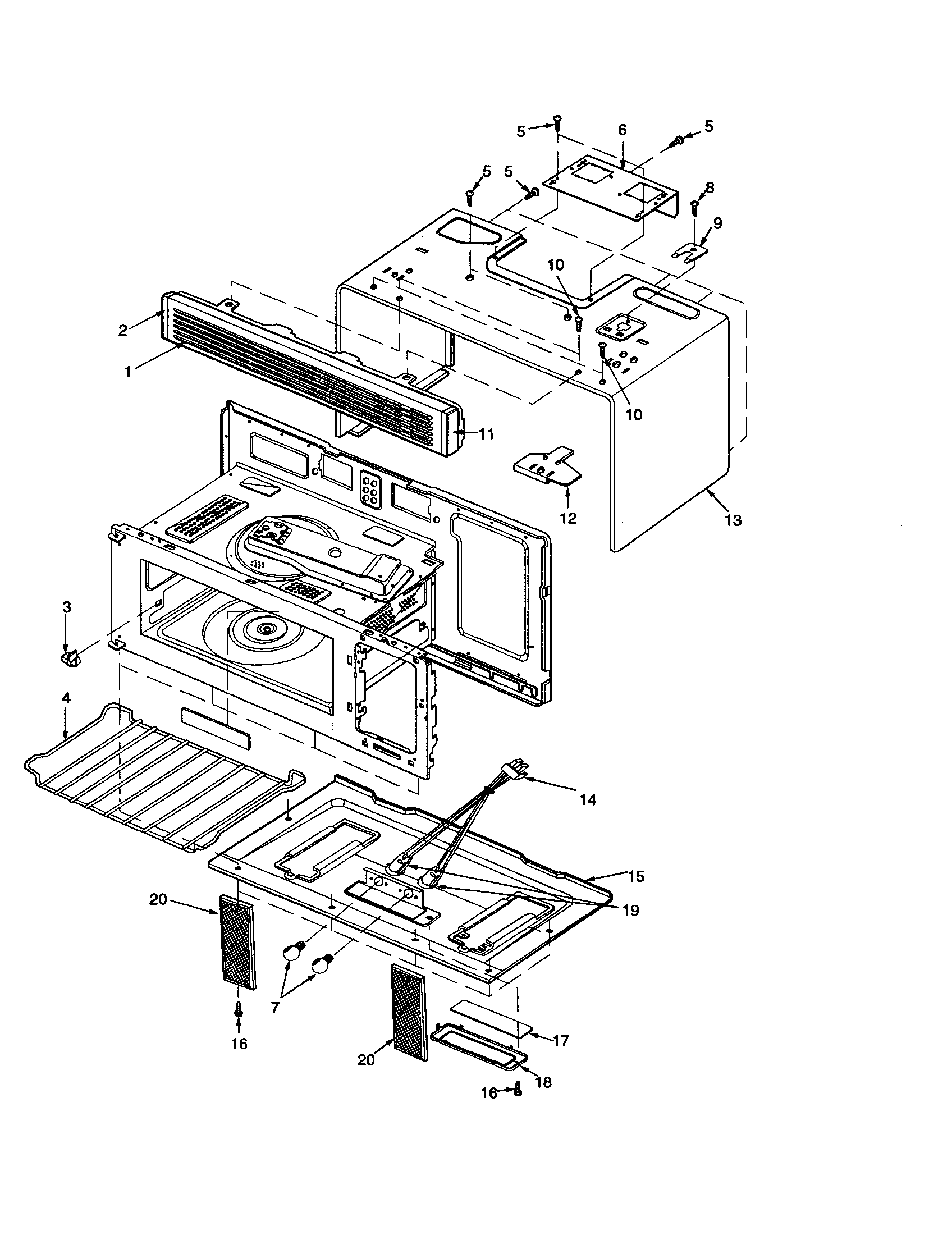 Outer case/rack/lights/filters