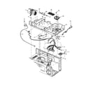 Amana MVH250E-P1323203E blower motor/air duct diagram