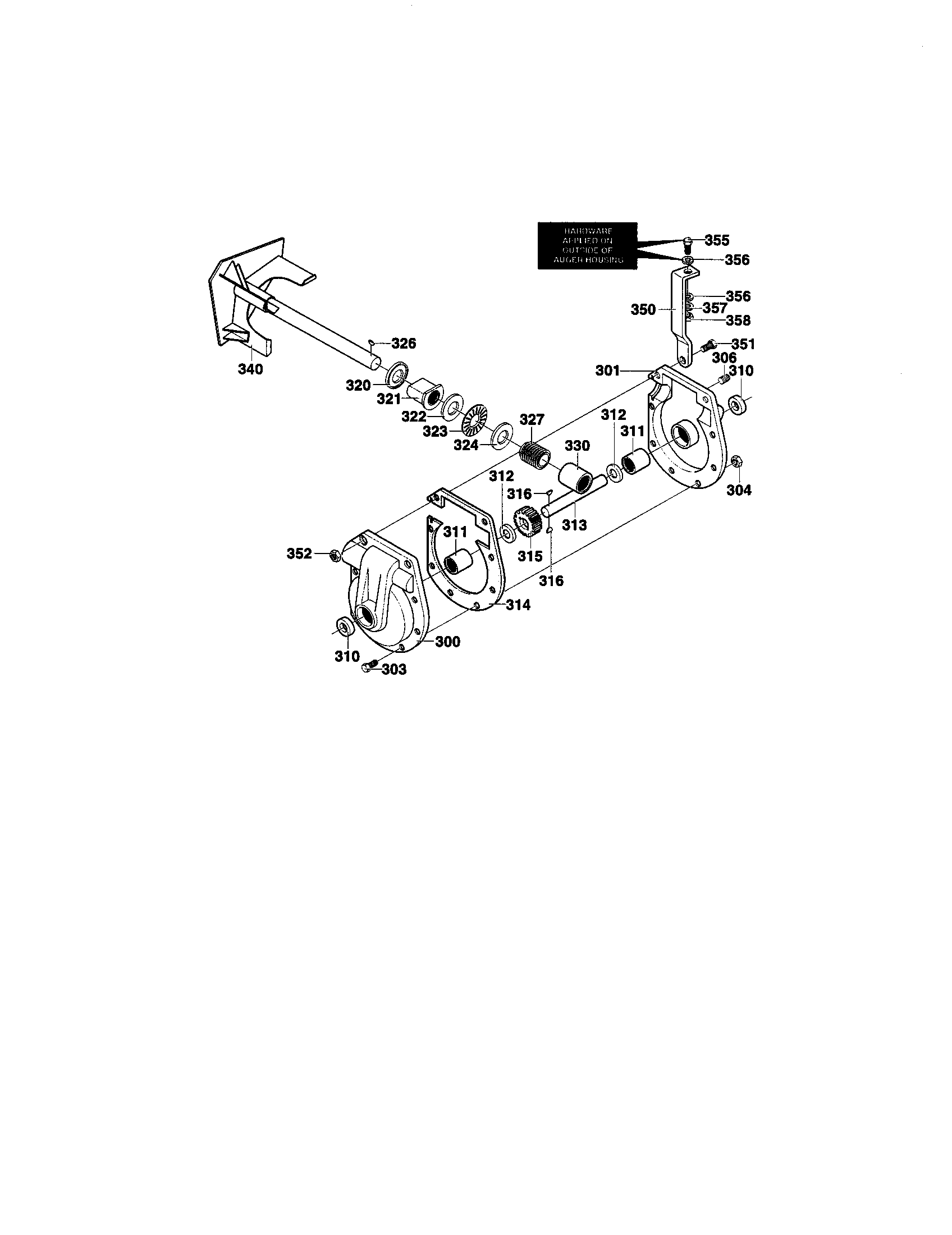 Gear case assembly