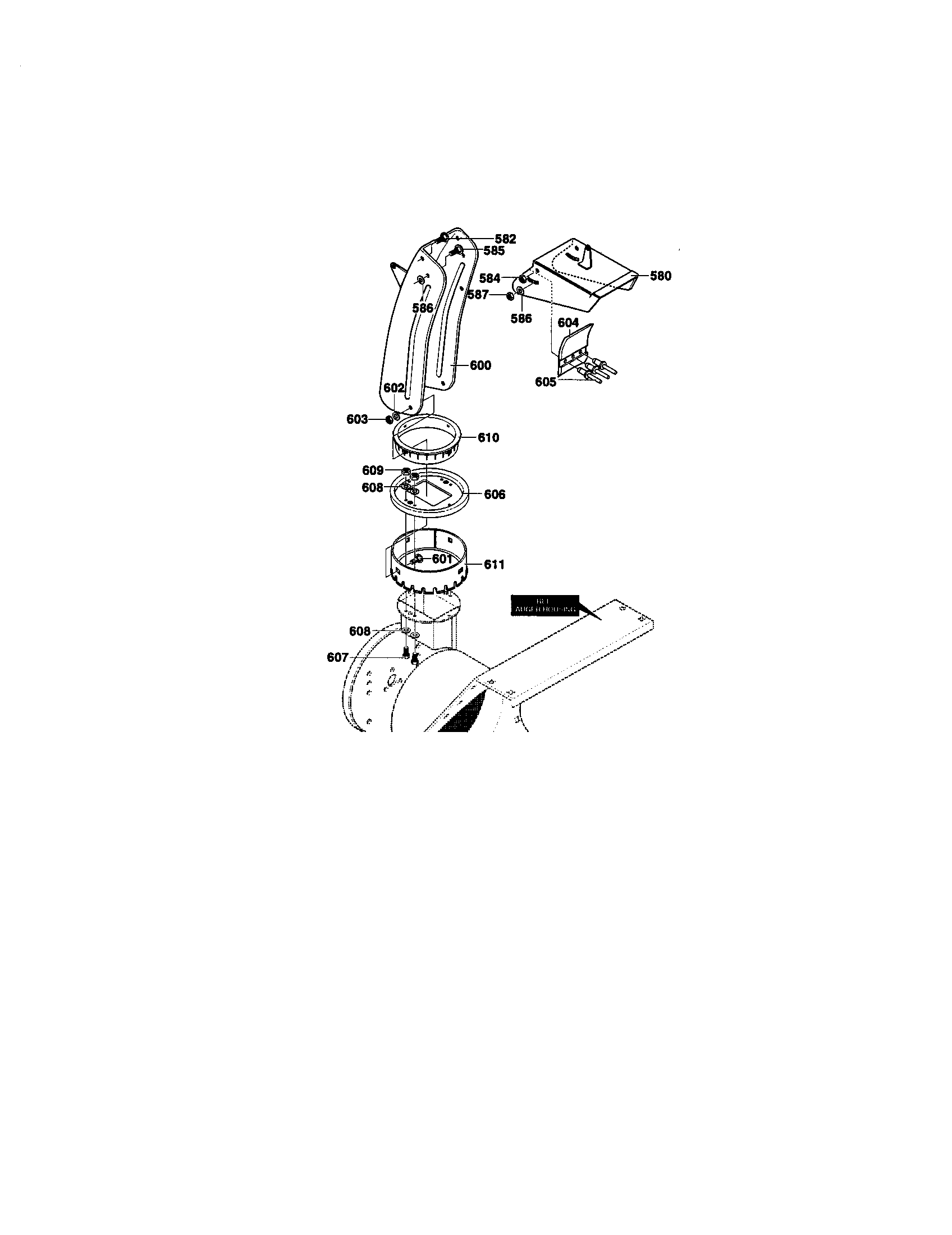 Discharge chute assembly