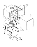 Tub and frame