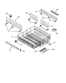Upper rack and track