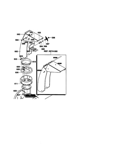 Discharge chute assembly