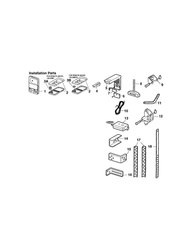 Installation parts