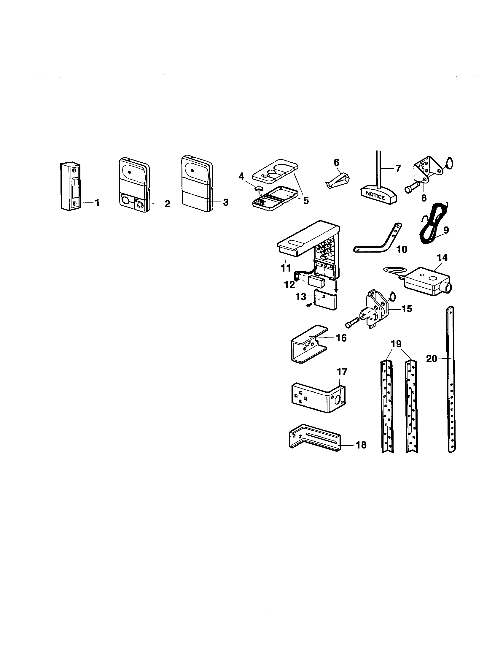 Installation parts
