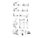 Hoover S3501 cord repair kit/attachments diagram
