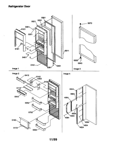 Refrigerator door