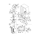 Amana SSD25TL-P1190316WL drain systems/rollers/evaporator diagram