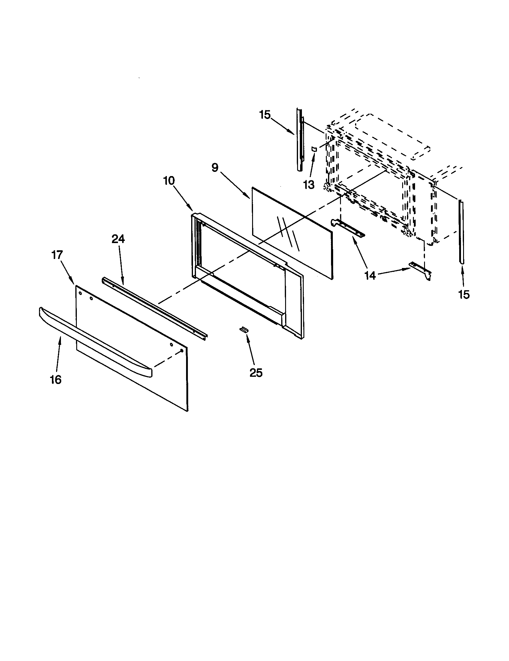 MICROWAVE DOOR