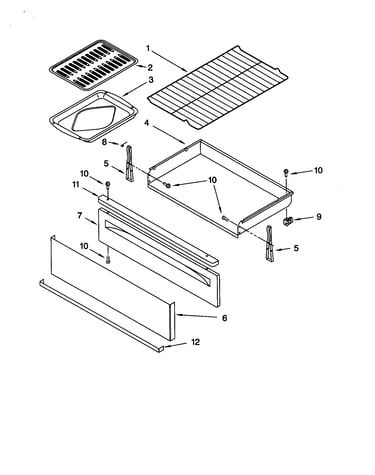 Drawer and broiler