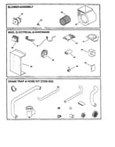 Blower/misc. electrical/drain trap