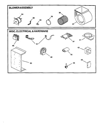 Blower/misc.electrical/hardware