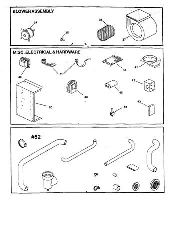 Blower/misc. electrical/hardware