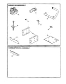 Burner/combustion box assembly