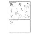 Goodman GMP050-3 burner/combustion box assembly diagram