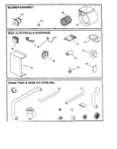 Blower/misc.electrical/drain trap