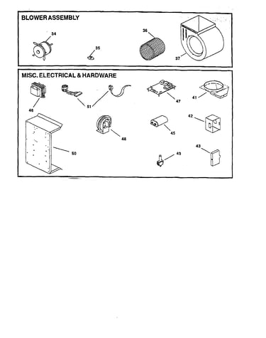 Blower/misc.electrical/hardware