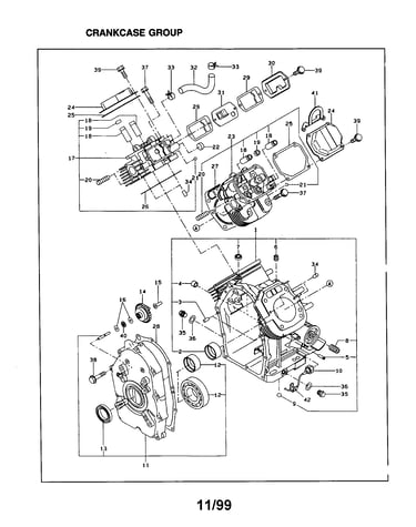 Crankcase group