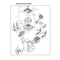Subaru EH65 intake and exhaust group diagram