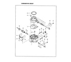 Subaru EH64 carburetor group diagram