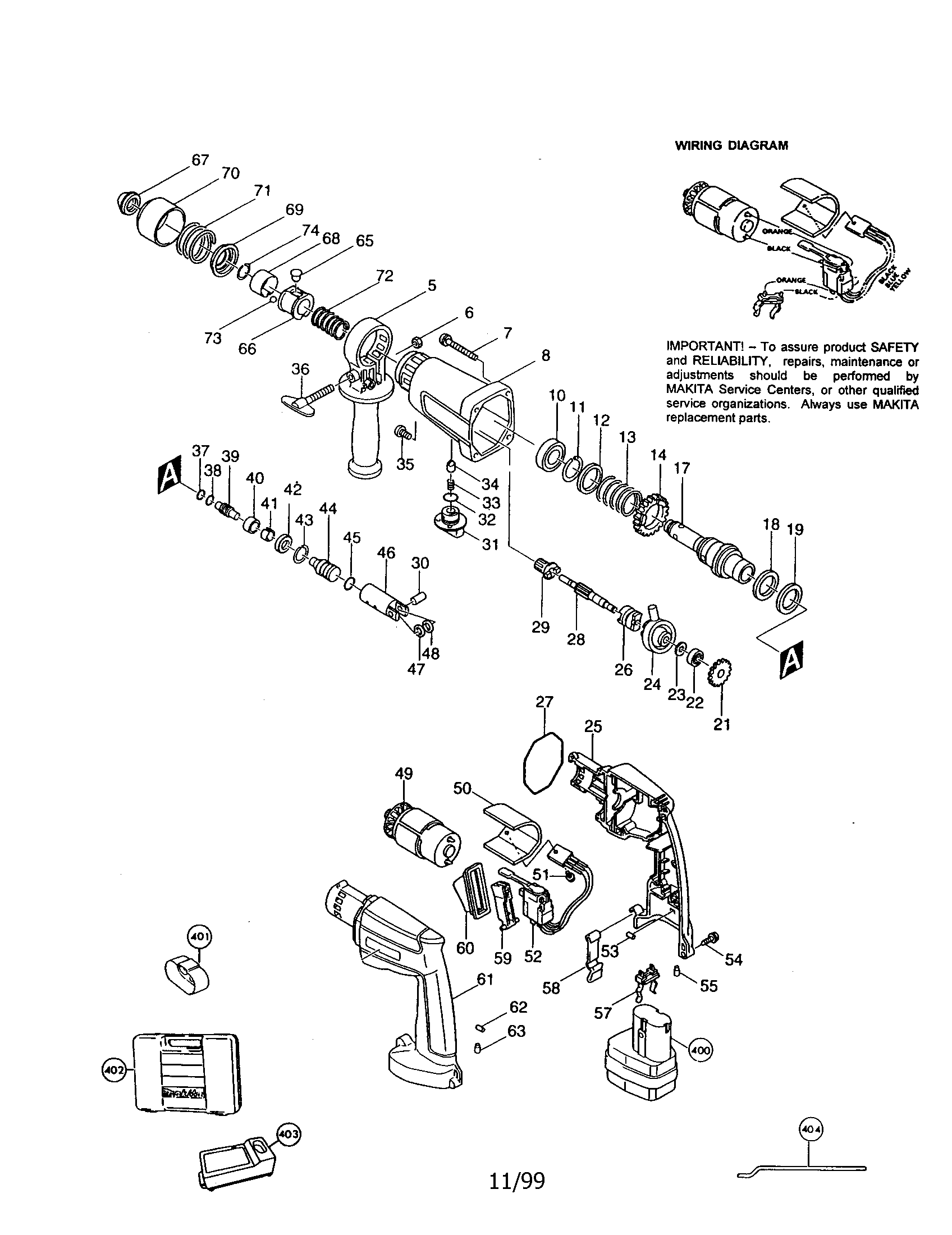 Cordless rotary hammer