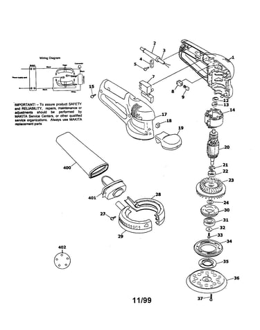 Orbit sander
