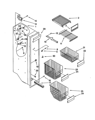 Freezer liner