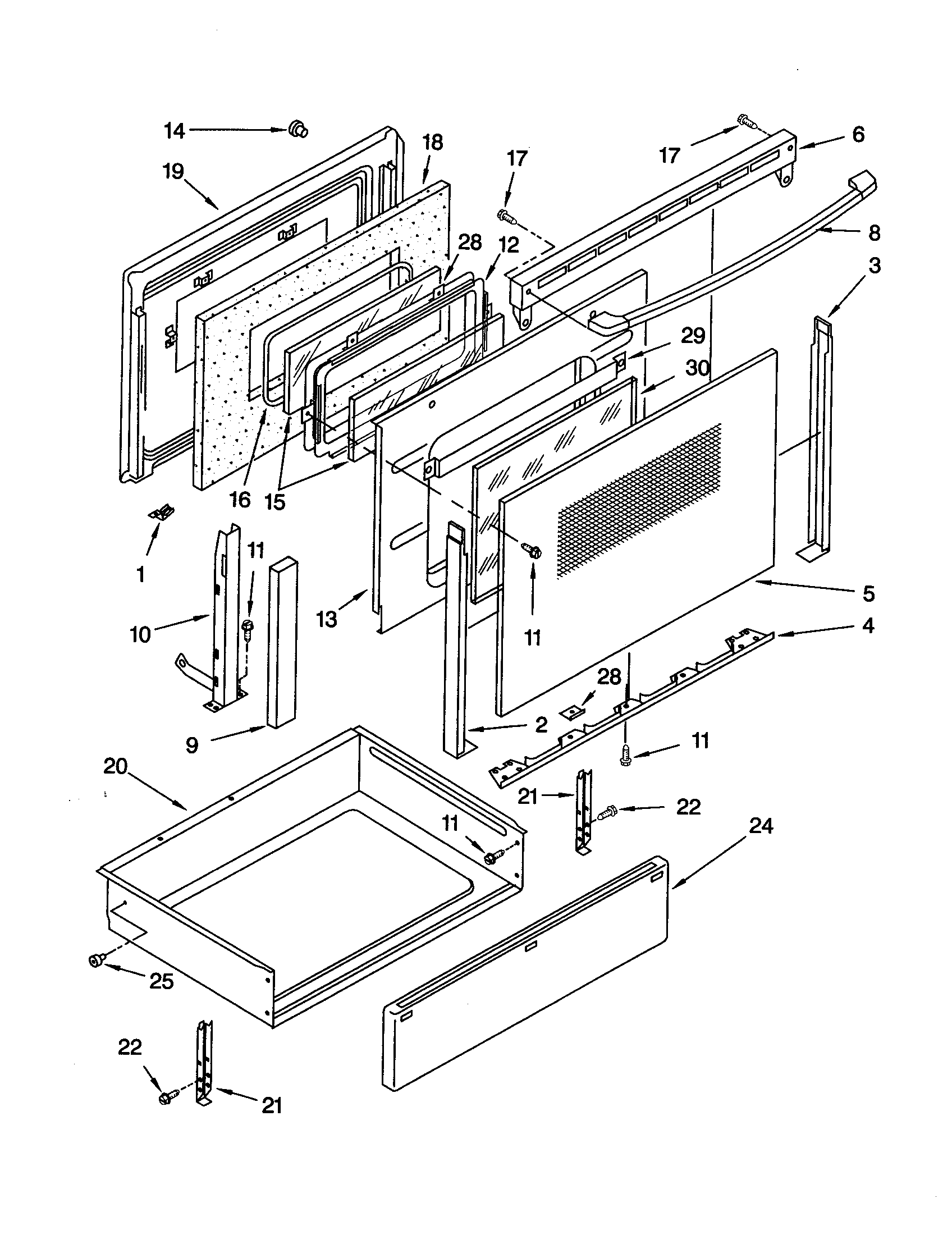 DOOR AND DRAWER