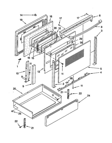 Door and drawer
