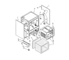 KitchenAid KERC601HBT1 oven chassis diagram
