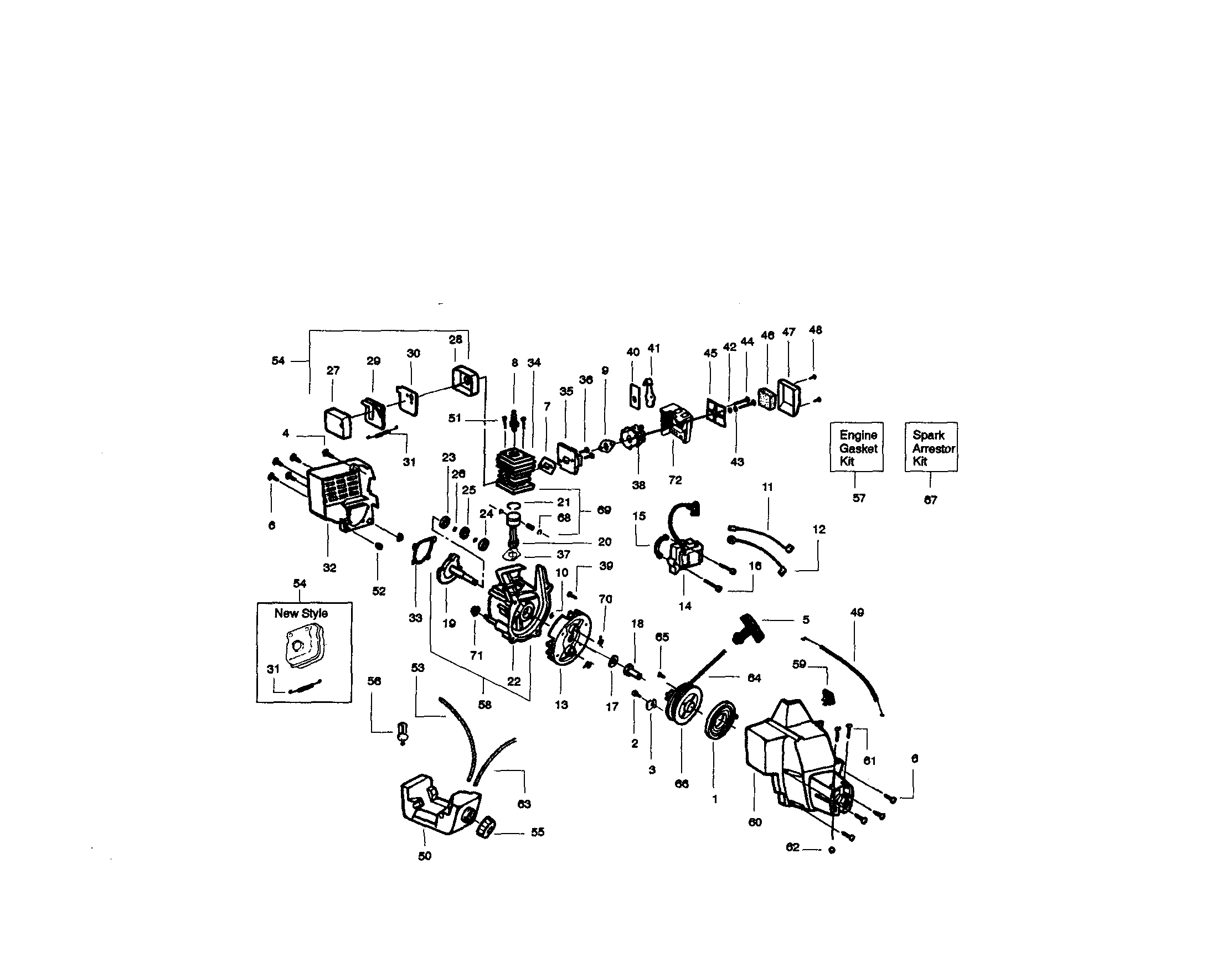 Crankcase assembly