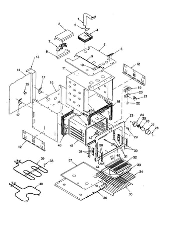 Oven body