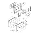 Amana AOES2430WW-P1132363NWW door assembly diagram