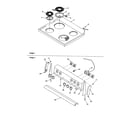 Amana ARR3100W-P1143494NW main top and backguard diagram