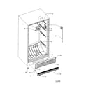Amana ESU20HW/V57S-BAMW250 freezer compartment diagram