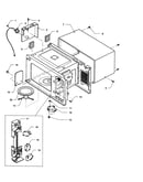 Oven cavity/latch assembly